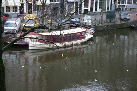 Canal view from apartment 1